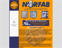 Tablet Screenshot of norfabinc.com